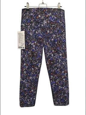 lululemon athletica Floral cropped Leggings - Purple, Blue